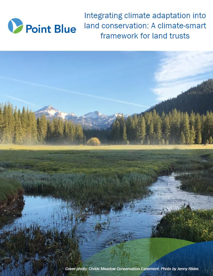 A Climate-Smart Framework for Land Trusts - Point Blue